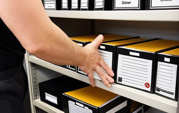 **Image Prompt:** A close-up shot of a dusty, neglected compliance binder sitting on a high shelf in an office, symbolizing a company's failure to prioritize compliance. The lighting is dim, highlighting the dust and neglect. A hand reaches for it hesitantly.
