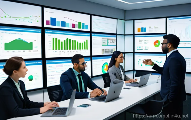 규제준수 전문가가 알아야 할 실무 사례 - **Prompt for RegTech Automation & Efficiency:**
"A vibrant, high-resolution, realistic image of ...