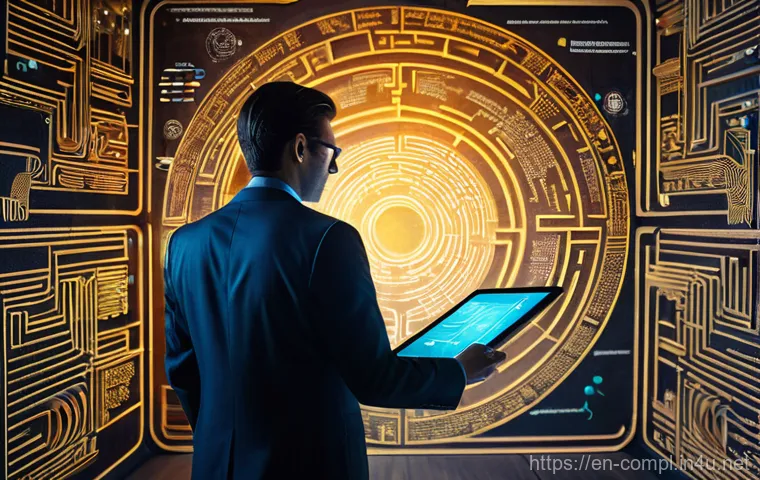 규제준수 분야 자격 시험의 난이도 - **Prompt:** A highly detailed, realistic image of a professional person (gender-neutral, mid-30s, dr...