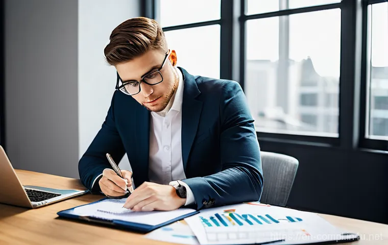 규제준수 전문가 실무 경험 - **Prompt:** "A vibrant, modern flat lay image of a freelancer's organized desk. In the center is a s...