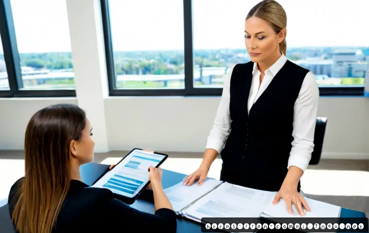 규제준수 자격 취득 후 주요 직무 변화 - Photorealistic compliance professional in a modern American corporate office, a confident mid-career...
